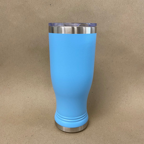Custom Light Blue Pilsner Tumbler