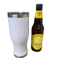 Custom White Pilsner Tumbler
