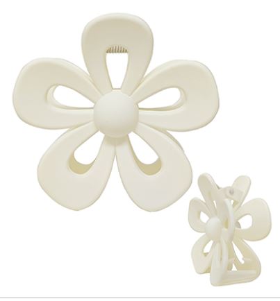 Flower Shape Claw Hair Clips