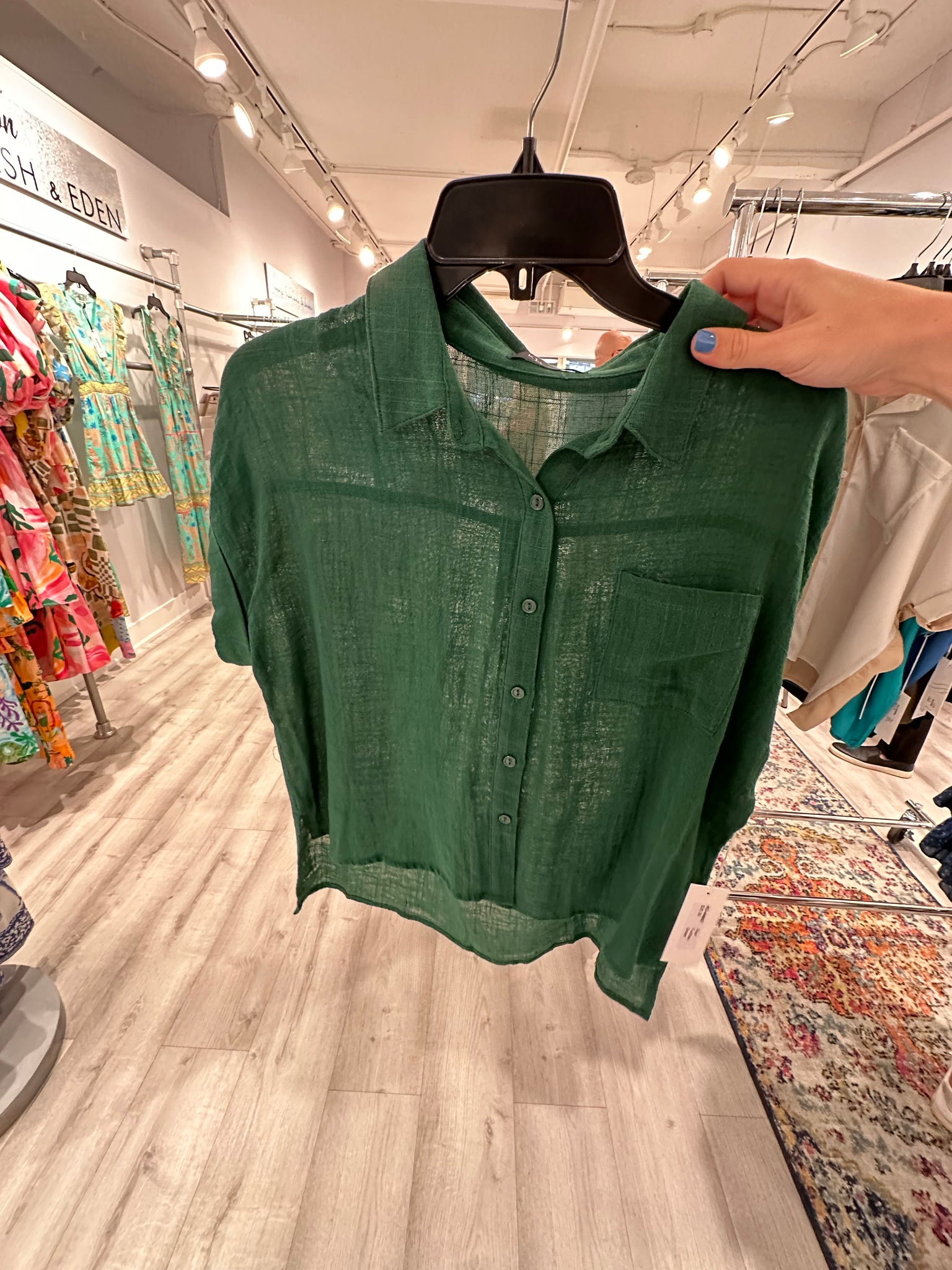 Octavia Green Shirt