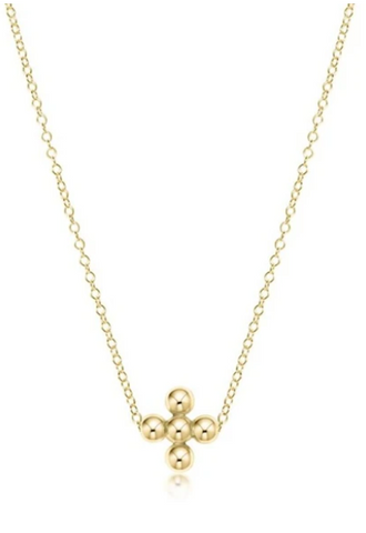 ENewton Bubble Cross Necklace