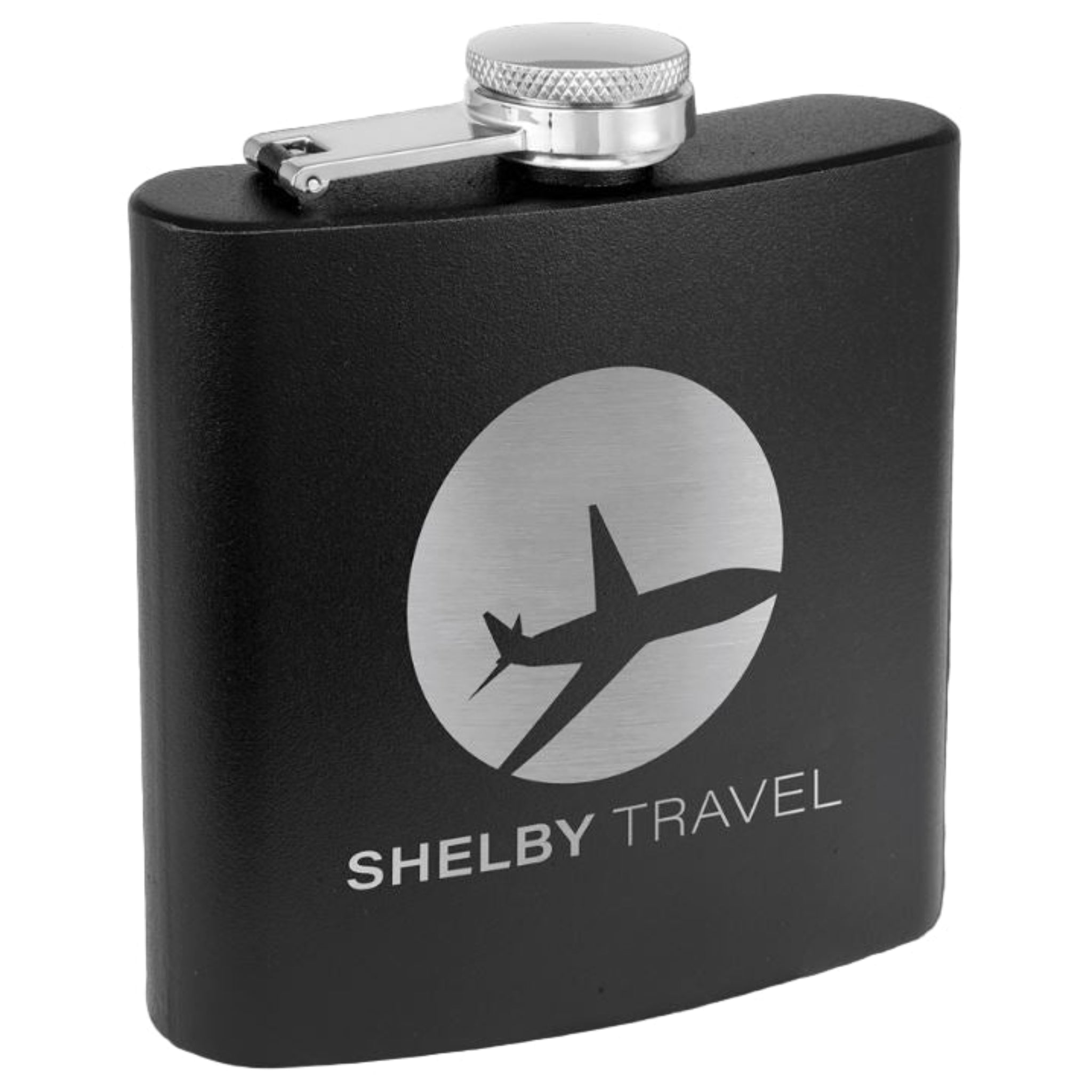 Black Metal Flask