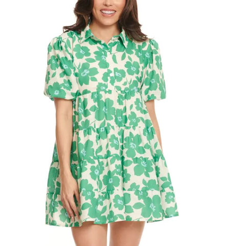 Green Flower Dress