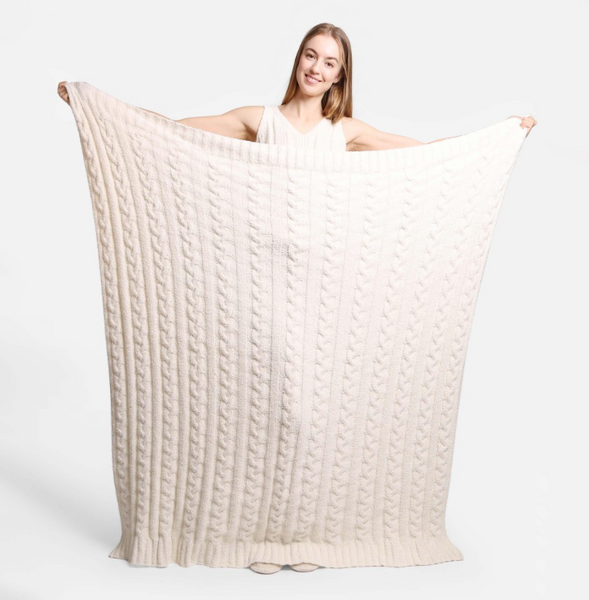 Cable Knit Blanket