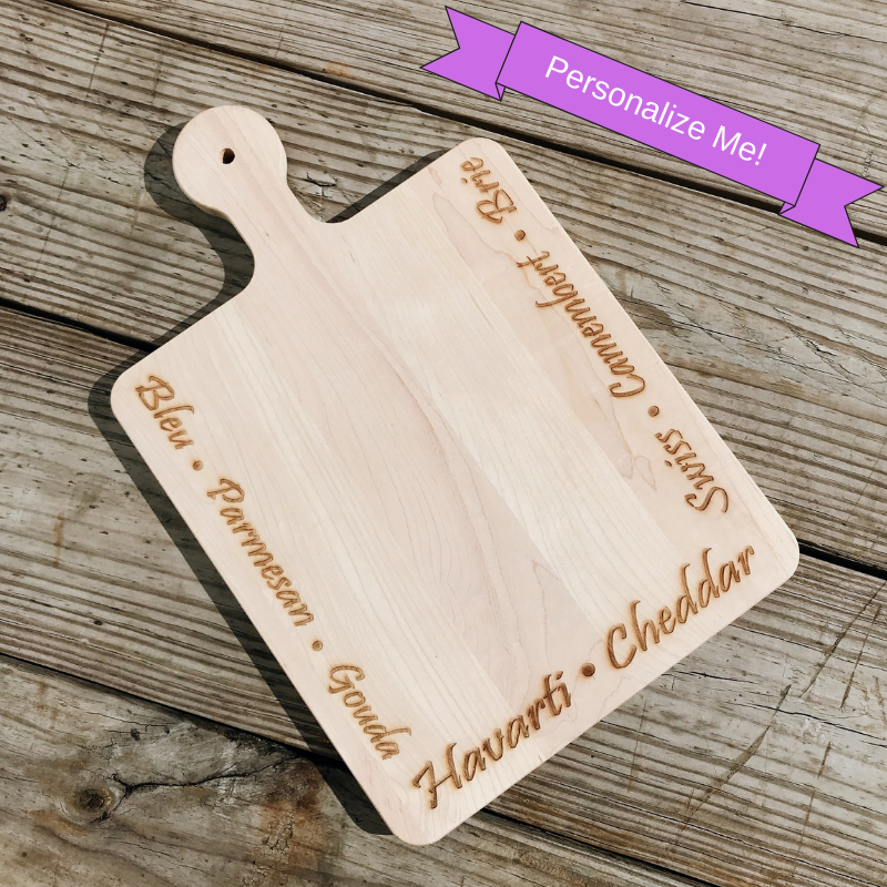 Custom Cheese Cutting Board