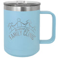 Custom Light Blue Coffee Tumbler