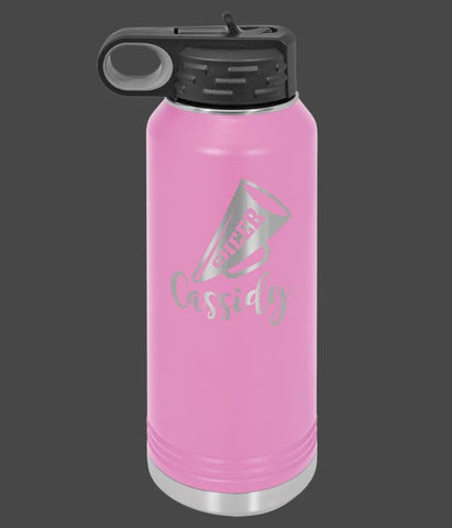 Custom Light Purple Water Bottle