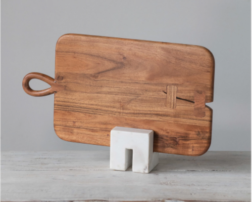 Square Marble Cookbook Stand