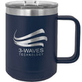 Custom Navy Coffee Tumbler