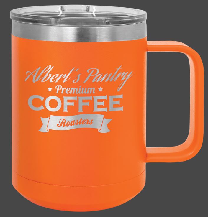 Custom Orange Coffee Tumbler