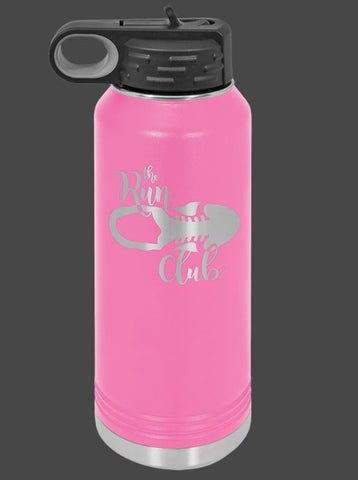 Custom Pink Water Bottle