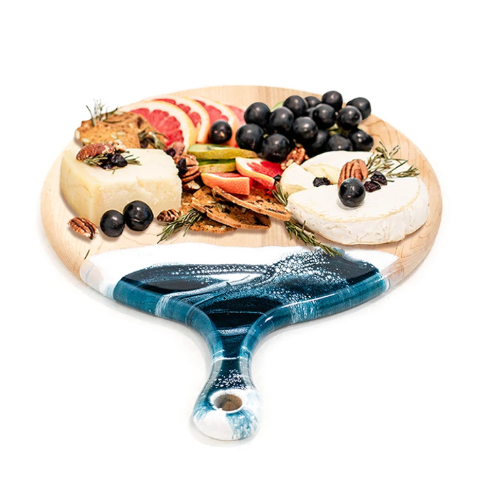 Maple Round Resin Board