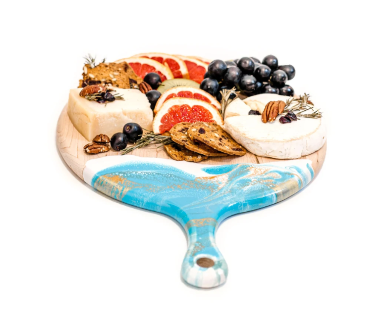 Maple Round Resin Board