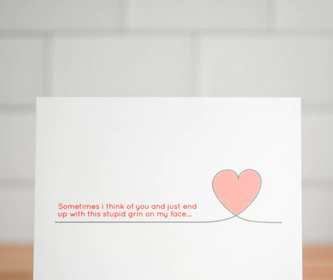 Stupid Grin Love Card