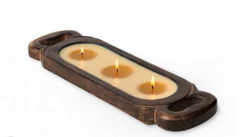 Red Currant Small Wooden Candle Tray